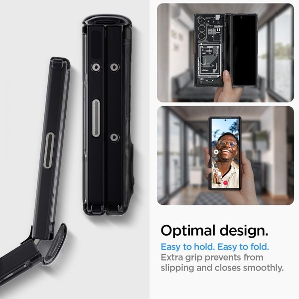 Spigen Samsung Galaxy Z Fold 6 Skal Ultra Hybrid Pro Zero One Svart