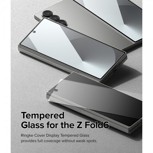 Ringke Samsung Galaxy Z Fold 6 Skärmskydd Cover Display Protector Glass 2-pack