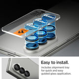 Spigen Samsung Galaxy Z Fold 7 Kameraskydd GLAS.tR EZ Fit Optik Pro 2-pack Svart