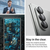 Spigen Samsung Galaxy Z Fold 7 Kameraskydd GLAS.tR EZ Fit Optik Pro 2-pack Svart
