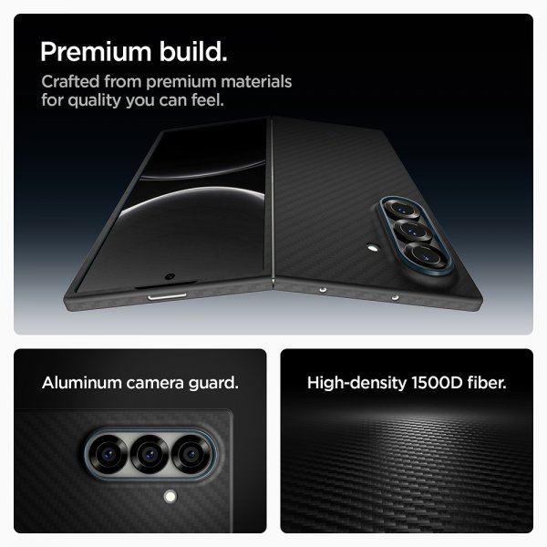Spigen Samsung Galaxy Z Fold 7 Skal Air Skin Aramid Svart
