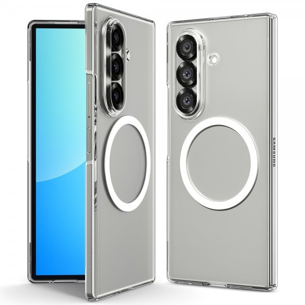 Spigen Samsung Galaxy Z Fold 7 Skal Air Skin MagFit Clear White
