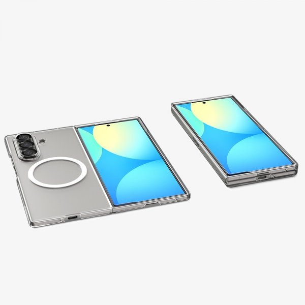 Spigen Samsung Galaxy Z Fold 7 Skal Air Skin MagFit Clear White