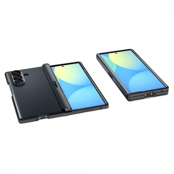 Spigen Samsung Galaxy Z Fold 7 Skal Slim Armor Pro MagFit Metal Slate