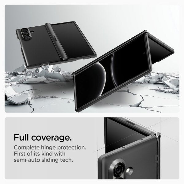 Spigen Samsung Galaxy Z Fold 7 Skal Slim Armor Pro MagFit Svart