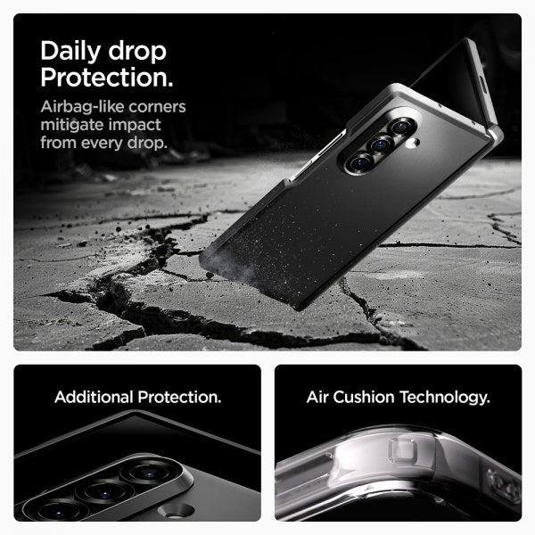 Spigen Samsung Galaxy Z Fold 7 Skal Slim Armor Pro MagFit Svart
