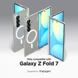 Spigen Samsung Galaxy Z Fold 7 Skal Ultra Hybrid Pro MagFit Clear White
