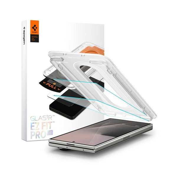 Spigen Samsung Galaxy Z Fold 7 Skärmskydd GLAS.tR EZ Fit Pro 2-pack