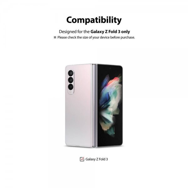 Ringke Samsung Galaxy Z Fold3 Skärmskydd Cover Display Protector Glass