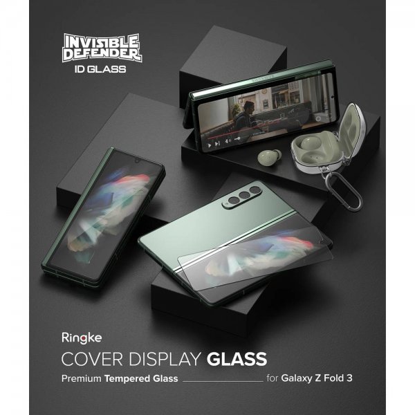Ringke Samsung Galaxy Z Fold3 Skärmskydd Cover Display Protector Glass