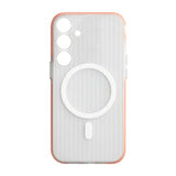 Samsung Galaxy S24 Plus Skal Korrugerad MagSafe Orange