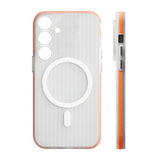 Samsung Galaxy S24 Plus Skal Korrugerad MagSafe Orange