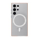 Samsung Galaxy S24 Ultra Skal Korrugerad MagSafe Orange