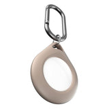 KeyBudz AirTag Hållare Secure Dock 2-pack Sandbeige