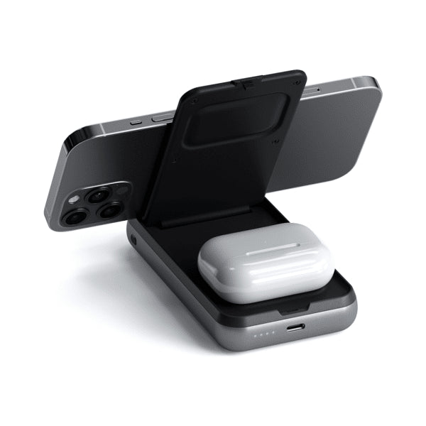 Satechi Duo Wireless Charger Power Stand Space Grey