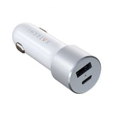 Satechi Billaddare med PD 1xUSB-C och 1xUSB-A Silver