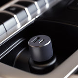 Satechi Billaddare med PD 1xUSB-C och 1xUSB-A Rymdgrå