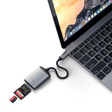 Satechi USB-C UHS-II minneskortläsare Space Gray