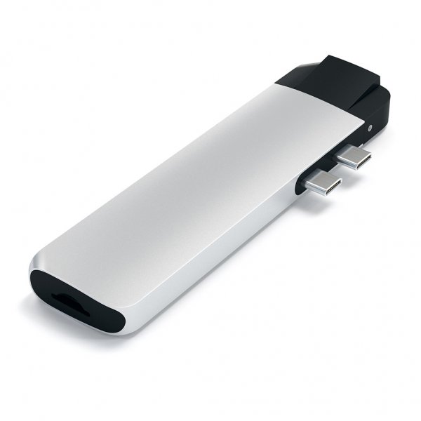 Satechi USB-C Pro Hub med 4K HDMI och Ethernet Silver