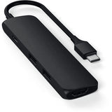 Satechi Type-C Slim Multi-port Adapter 4K Svart