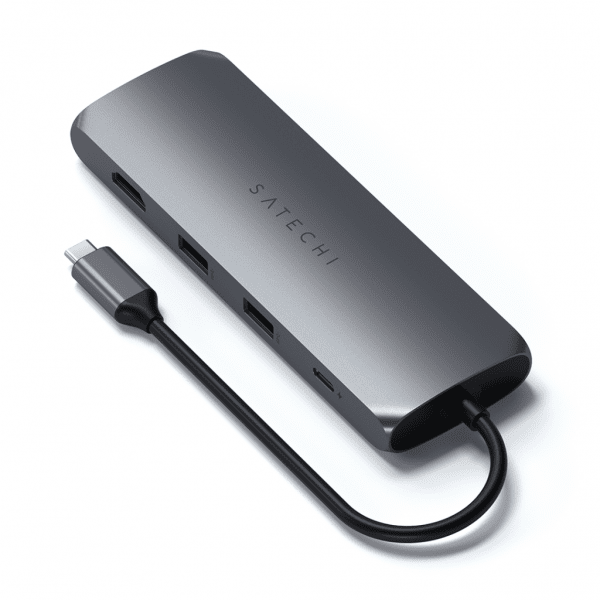 Satechi USB-C HYBRID med inbyggd möjlighet till SSD-lagring Svart