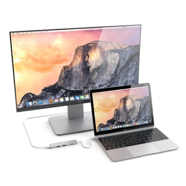 Satechi Slim USB-C MultiPort Adapter 4K Guld
