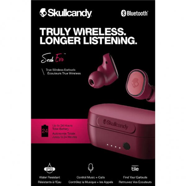 Skullcandy Sesh Evo Hörlurar In-Ear True Wireless Röd