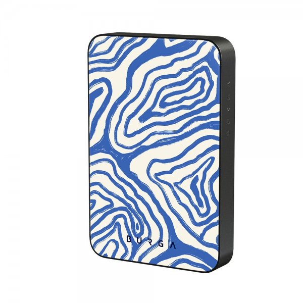 Burga Powerbank MagSafe 5000 mAh Seven Seas Metallgrå