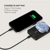 Burga Powerbank MagSafe 5000 mAh Seven Seas Metallgrå