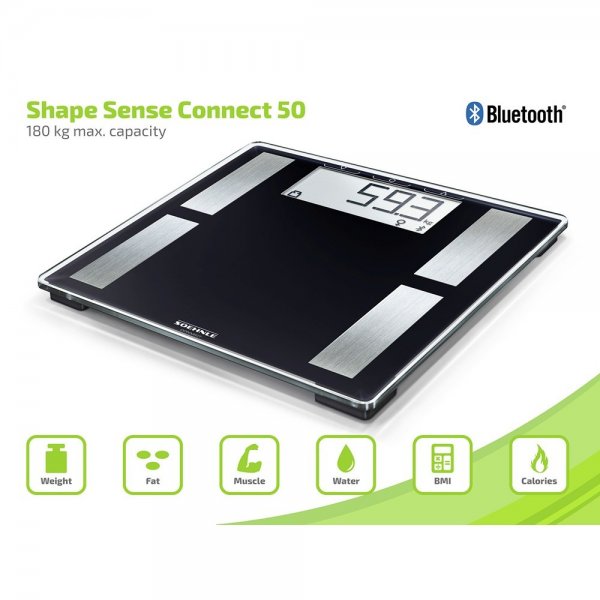 Soehnle Shape Sense Connect 50 Smart Personvåg med Bluetooth