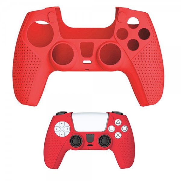 Dobe Sillikonskal till PlayStation 5 Handkontroll Röd