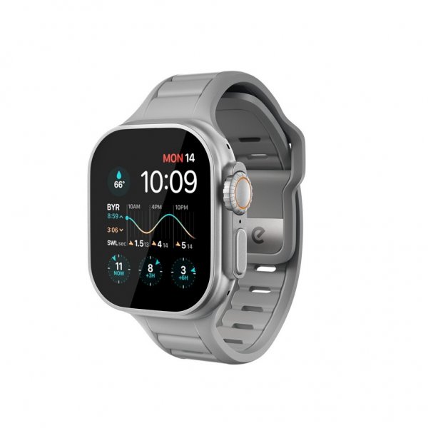 KeyBudz Apple Watch 44/45/46mm/Apple Watch Ultra Armband Journey Stone Grey