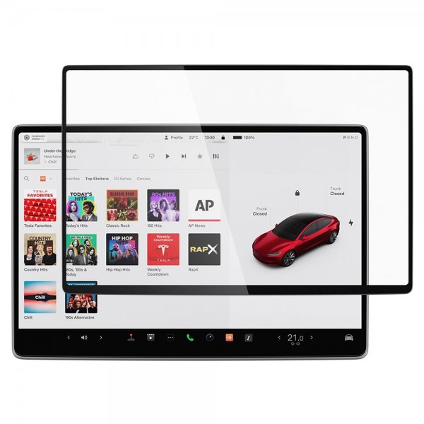 Spigen Skärmskydd GLAS.tR EZ Fit Tesla Model Y (2025/2026)/Model 3 (2024/2025/2026)