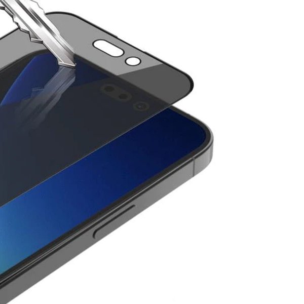 iPhone 14 Pro Max Skärmskydd 3D Härdat Glas Privacy