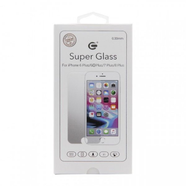 iPhone 6/6S Plus/iPhone 7 Plus/iPhone 8 Plus Skärmskydd Härdat Glas 0.3mm