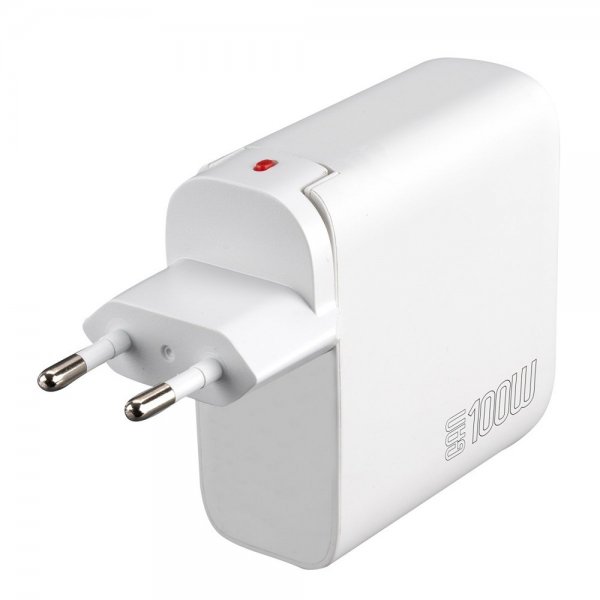4smarts Skrivbordsladdare GaN Flex Pro 100W 3 USB-C+1 USB-A