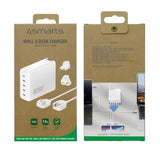 4smarts Skrivbordsladdare GaN Flex Pro 200W 4 USB-C