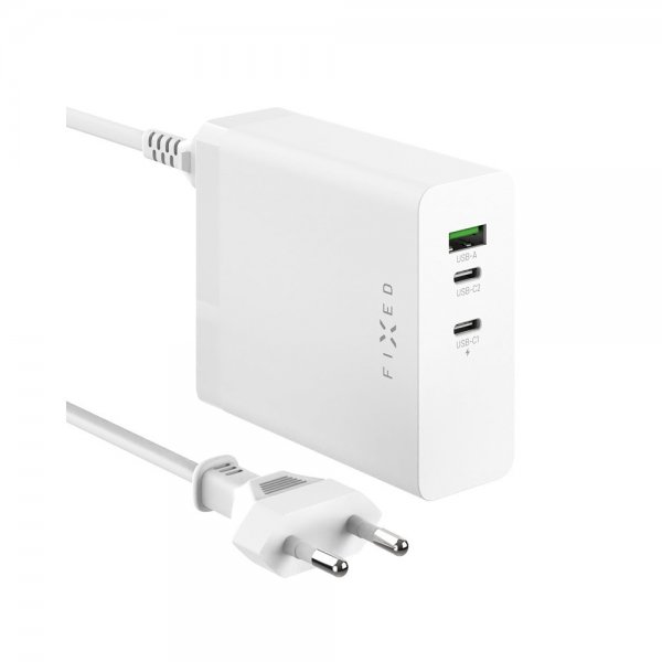 Fixed Skrivbordsladdare GaN140 Charging Dock 2xUSB-C & 1xUSB-A