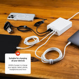 Fixed Skrivbordsladdare GaN200 Charging Dock 3xUSB-C & 1xUSB-A