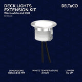 Deltaco Smart Home Smart Altanbelysning RGB 10-pack