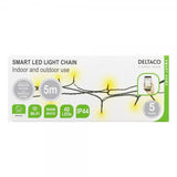 Deltaco Smart Home LED Light Chain 5m IP44 Warm White
