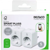 Deltaco Smart Home Smart Plug WiFi 2.4GHz 2-pack