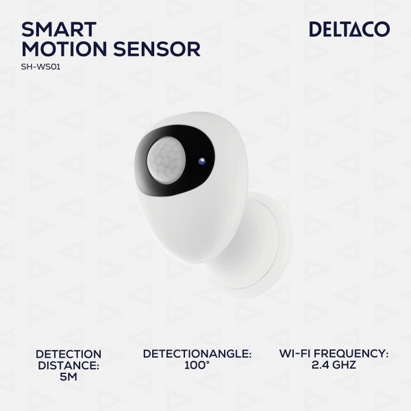 Deltaco Smart Home Smart Rörelsesensor WiFi