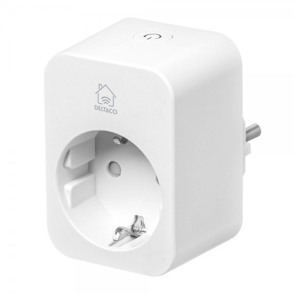 Deltaco Smart Home Smart stickkontakt med energiövervakning