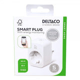 Deltaco Smart Home Smart stickkontakt med energiövervakning