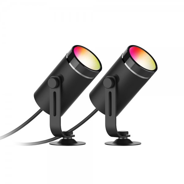 Deltaco Smart Home Smart Trädgårdsbelysning RGB 2-pack