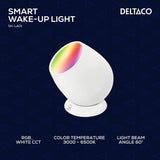 Deltaco Smart Home Smart Wake-up-lampa RGB USB-C