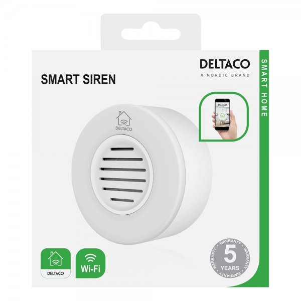 Deltaco Smart Home Smart WiFi Siren
