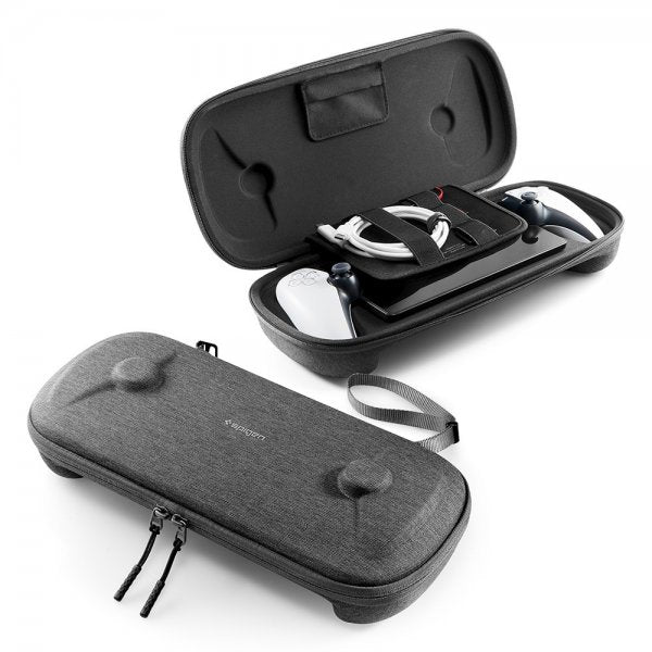 Spigen Sony PlayStation Portal Fodral Klasden Pouch Charcoal Gray