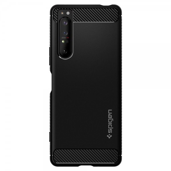 Spigen Sony Xperia 1 II Skal Rugged Armor Matte Black